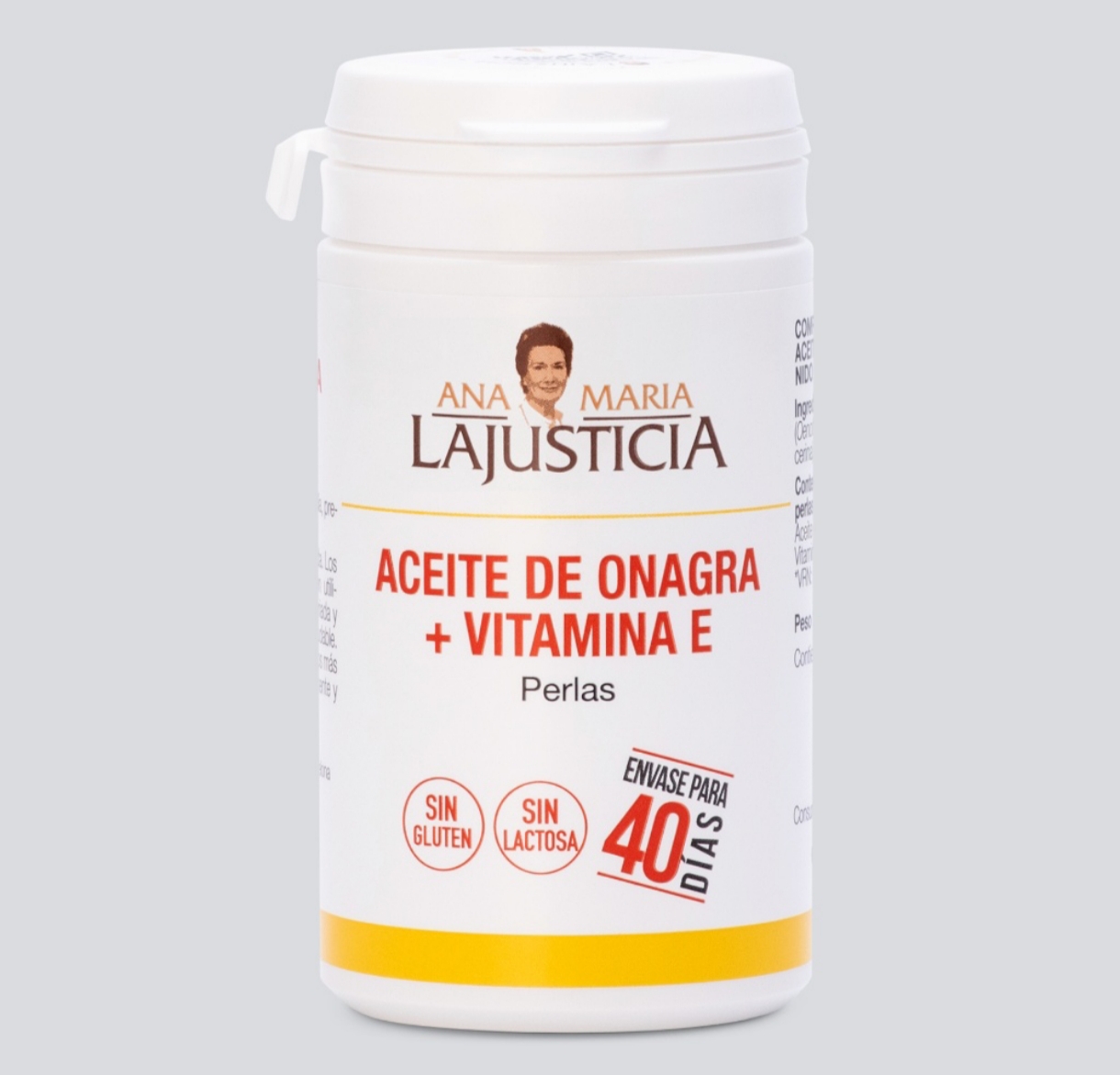 Aceite de onagra con vitamina E